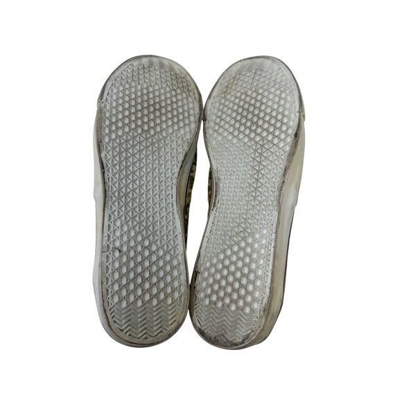 Disney Parks Mickey Mouse Head Green Canvas Slip On Sneakers Mens Shoes Sz 9 - Picture 11 of 11